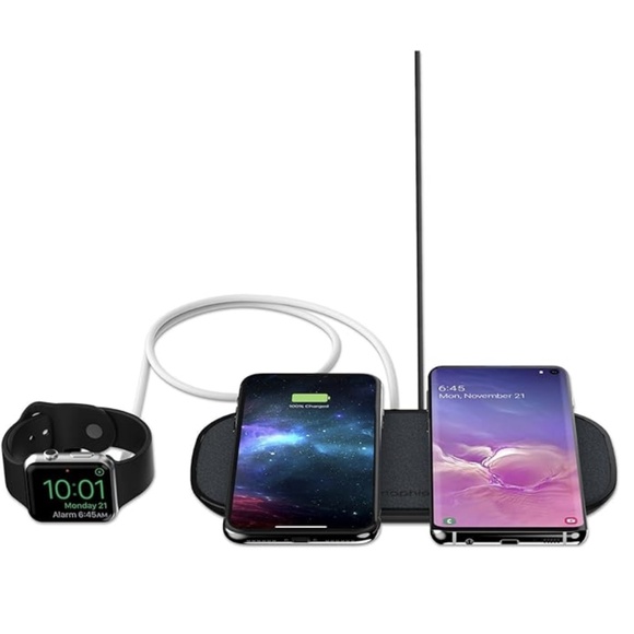 MOPHIE | Dual Universal Wireless Charging Pad - Picture 1 of 5